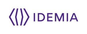 The logo of Idemia 