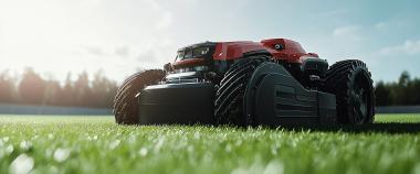 image of autonomous mower