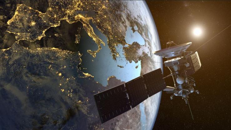 A Satelite in the orbit