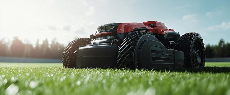 image of autonomous mower image of autonomous mower